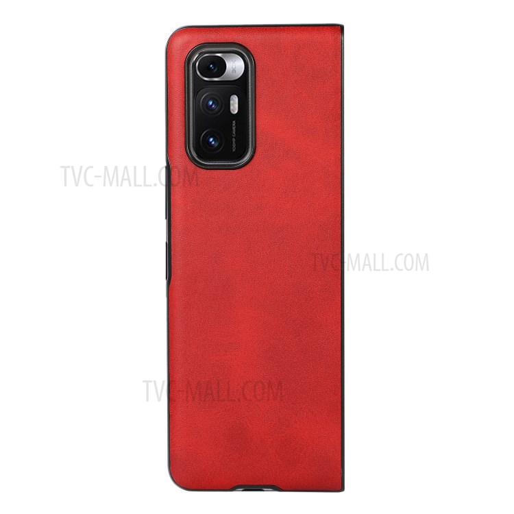 Leather + TPU + PC Anti-Scratch Phone Case for Xiaomi Mi Mix Fold - Red-3