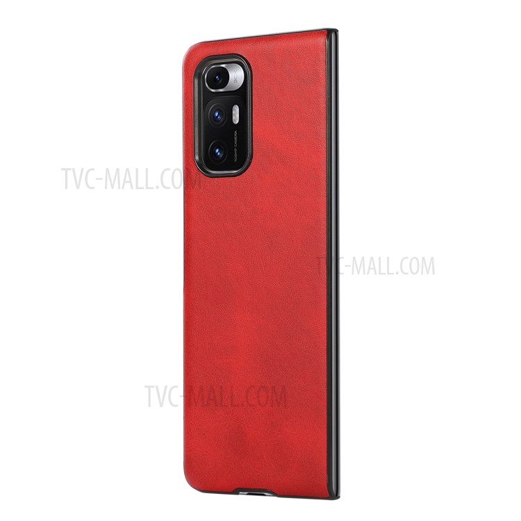 Leather + TPU + PC Anti-Scratch Phone Case for Xiaomi Mi Mix Fold - Red-4
