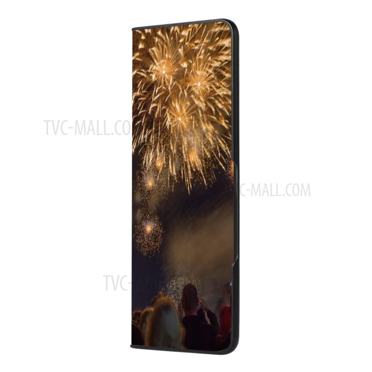 Carbon Fiber Texture Leather Case for Xiaomi Mi Mix Fold - Brown-7