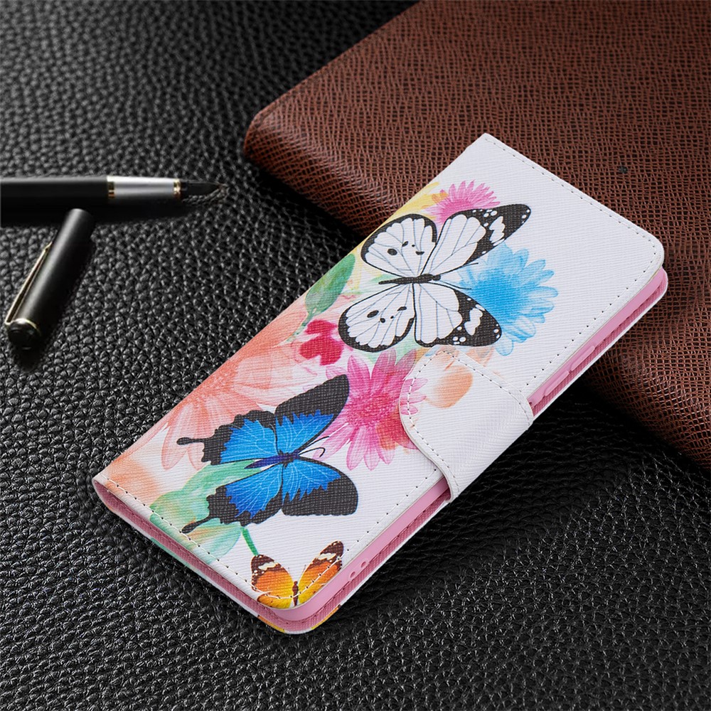 Portefeuille En Cuir Magnétique À Chaud Portefeuille De Protection Avec Motif D'impression Pour Xiaomi Redmi K40 / K40 PRO / MI 11I / POCO F3 - Papillons Vives