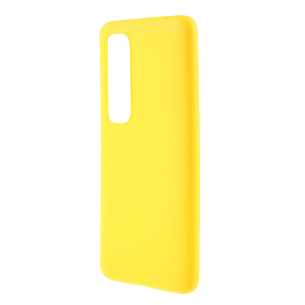 Double-sided Matte Shockproof TPU Phone Case Shell Cover for Xiaomi Mi 10S - Yellow-2