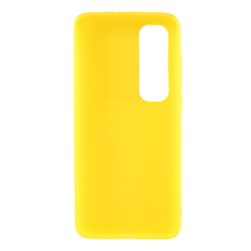 Double-sided Matte Shockproof TPU Phone Case Shell Cover for Xiaomi Mi 10S - Yellow-3