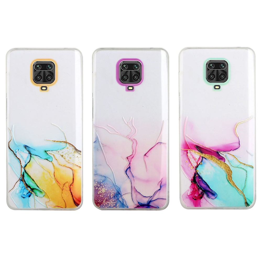 Marble Pattern Soft TPU Precise Cut-Out Case for Xiaomi Redmi Note 9S/Note 9 Pro/Note 9 Pro Max - Style A-5
