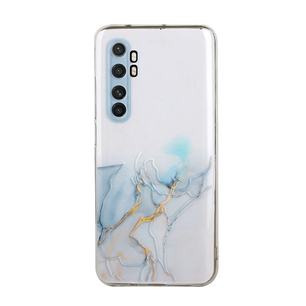 Precise Hole Opening Marble Pattern Soft TPU Case for Xiaomi Mi Note 10 Lite - Style A-1
