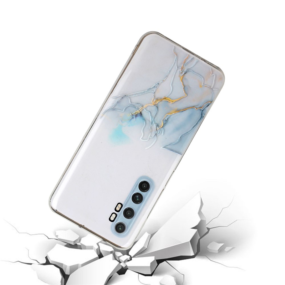 Precise Hole Opening Marble Pattern Soft TPU Case for Xiaomi Mi Note 10 Lite - Style A-2