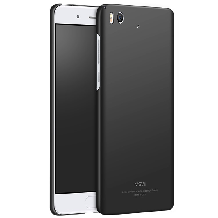 MSVII Rubberized Ultra-thin Anti-slip Hard Plastic Phone Case for Xiaomi Mi 5s - Black-1