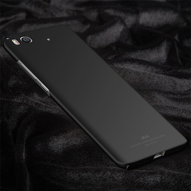 MSVII Rubberized Ultra-thin Anti-slip Hard Plastic Phone Case for Xiaomi Mi 5s - Black-3