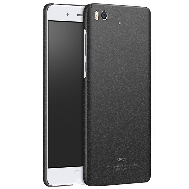 MSVII Ultra-thin Matte Plastic Phone Case for Xiaomi Mi 5s - Black-1