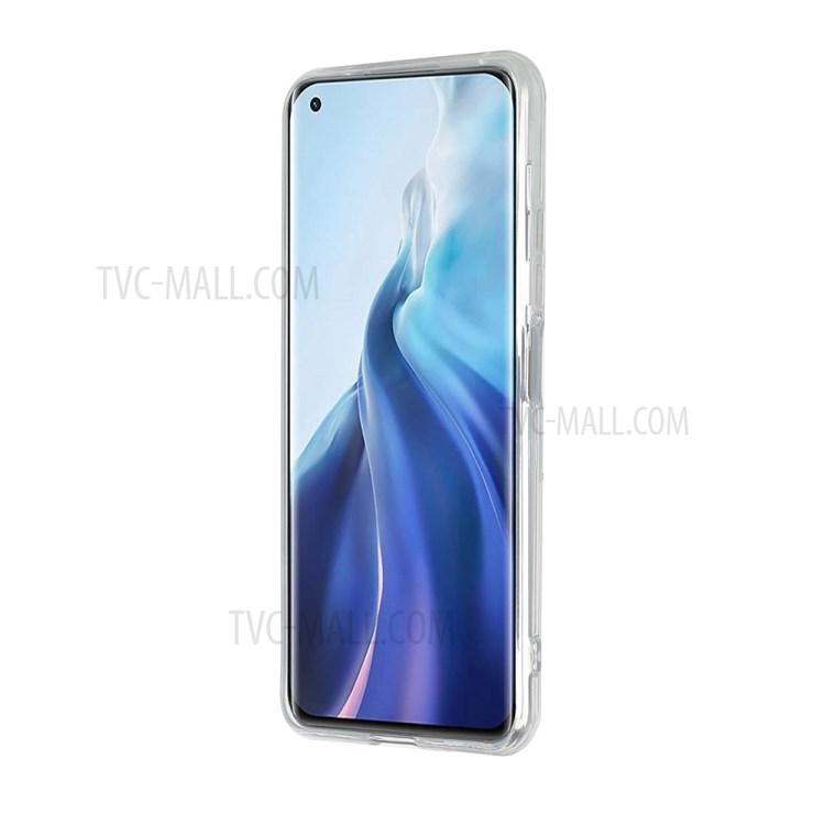 IMD Marble Pattern Splicing Electroplating Mobile Phone Case for Xiaomi Mi 11 Lite 4G/5G - Purple Flower-6