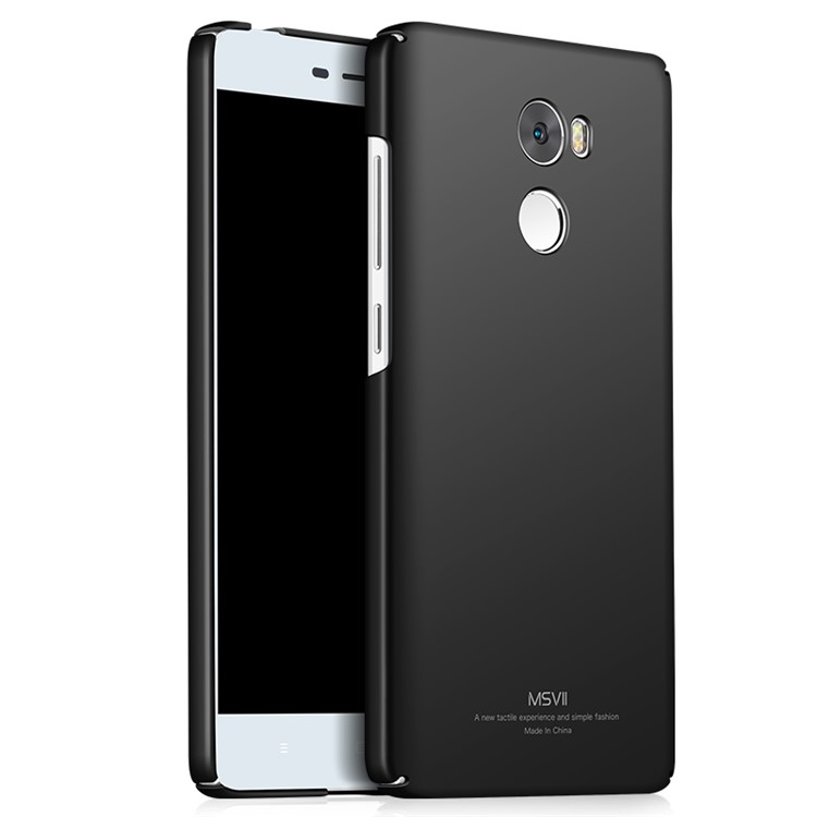 MSVII Ultra-thin Drop-Proof Plastic Mobile Phone Back Cover for Xiaomi Redmi 4 - Black-1