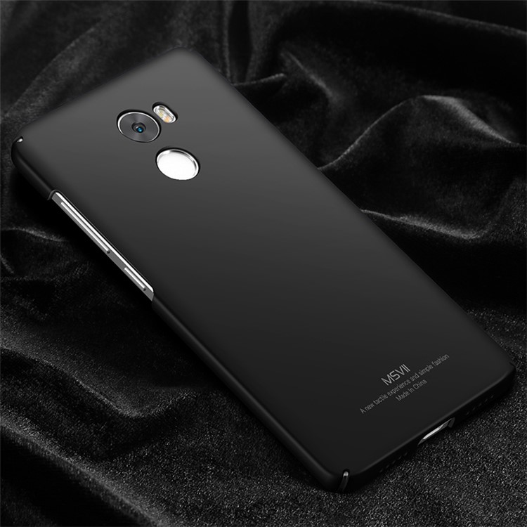 MSVII Ultra-thin Drop-Proof Plastic Mobile Phone Back Cover for Xiaomi Redmi 4 - Black-3