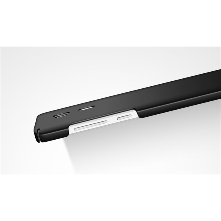 MSVII Ultra-thin Drop-Proof Plastic Mobile Phone Back Cover for Xiaomi Redmi 4 - Black-4