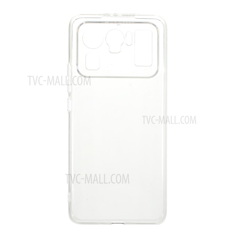 Transparent TPU Case Phone Protective Back Cover for Xiaomi Mi 11 Ultra-1