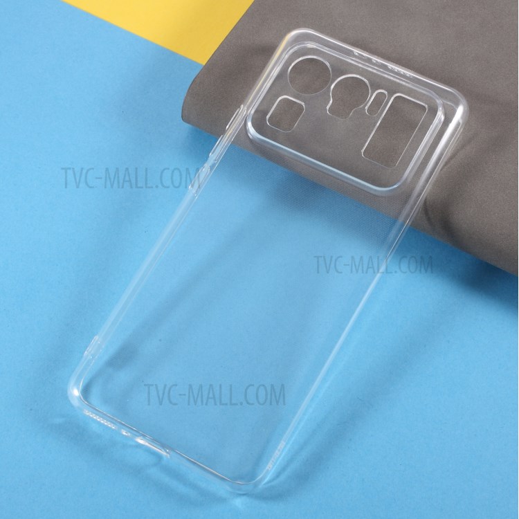 Transparent TPU Case Phone Protective Back Cover for Xiaomi Mi 11 Ultra-2