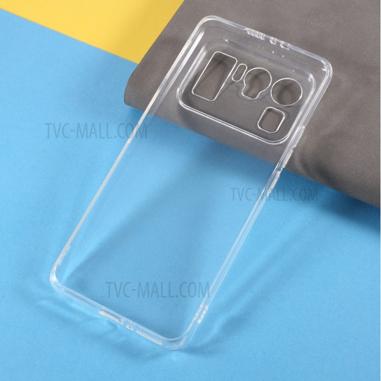 Transparent TPU Case Phone Protective Back Cover for Xiaomi Mi 11 Ultra-5