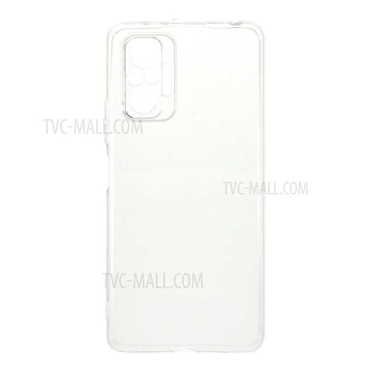 Transparent Soft TPU Protective Cellphone Back Case Cover for Xiaomi Redmi Note 10 Pro/Pro Max-1