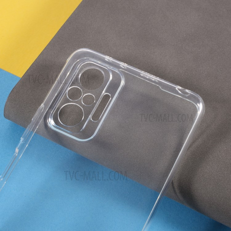 Transparent Soft TPU Protective Cellphone Back Case Cover for Xiaomi Redmi Note 10 Pro/Pro Max-3