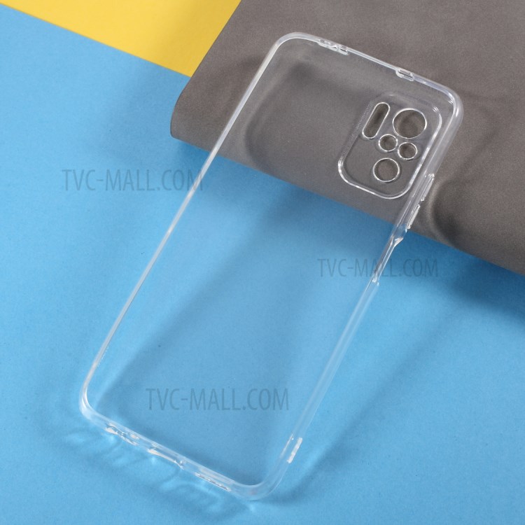 TPU Transparent Phone Case Drop-proof Back Cover for Xiaomi Redmi Note 10 4G / Note 10S-5