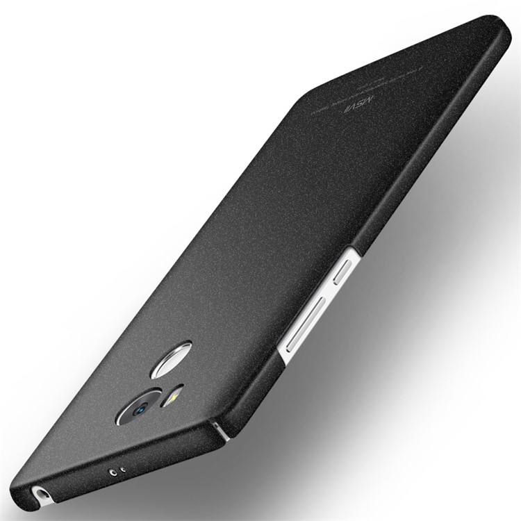 MSVII Ultra-thin Matte Anti-shock Plastic Phone Shell for Xiaomi Redmi 4 Prime / Pro - Black-2