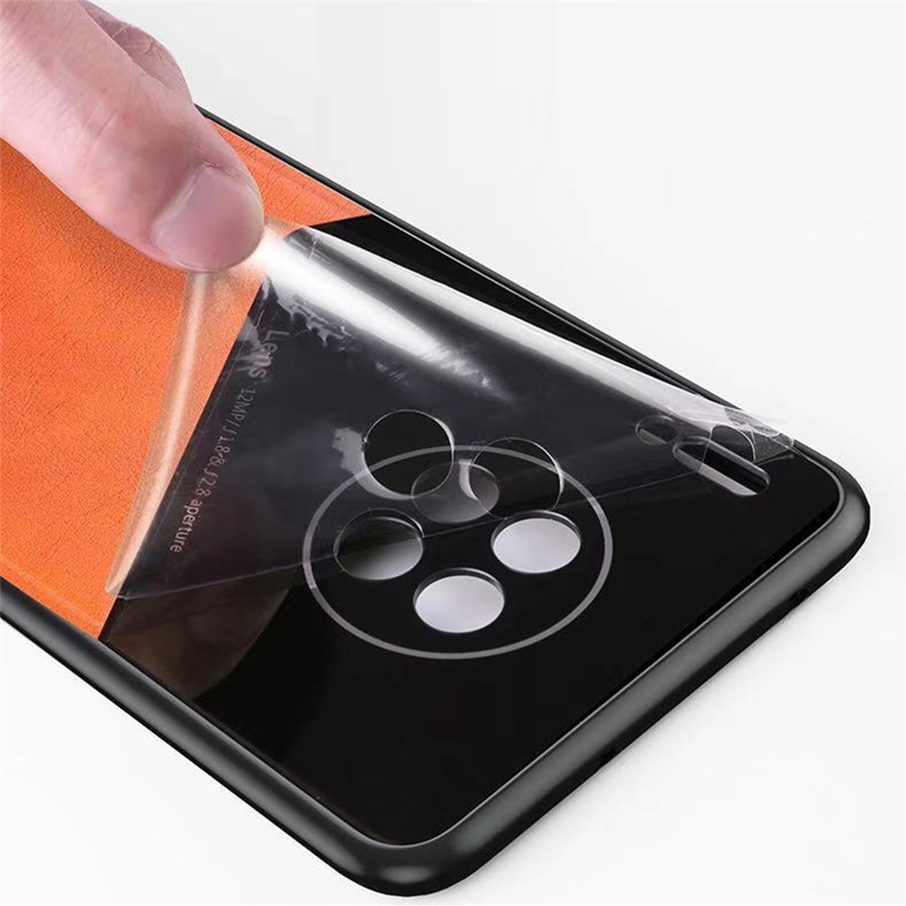 Precise Cut-Out Cover Leather Coated Hybrid Case with Magnetic Metal Sheet Design for Xiaomi Mi 11 Lite 4G/5G - Black-7