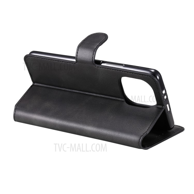ENKAY PU Leather + TPU Protector Wallet Phone Case for Xiaomi Mi 11 - Black-2