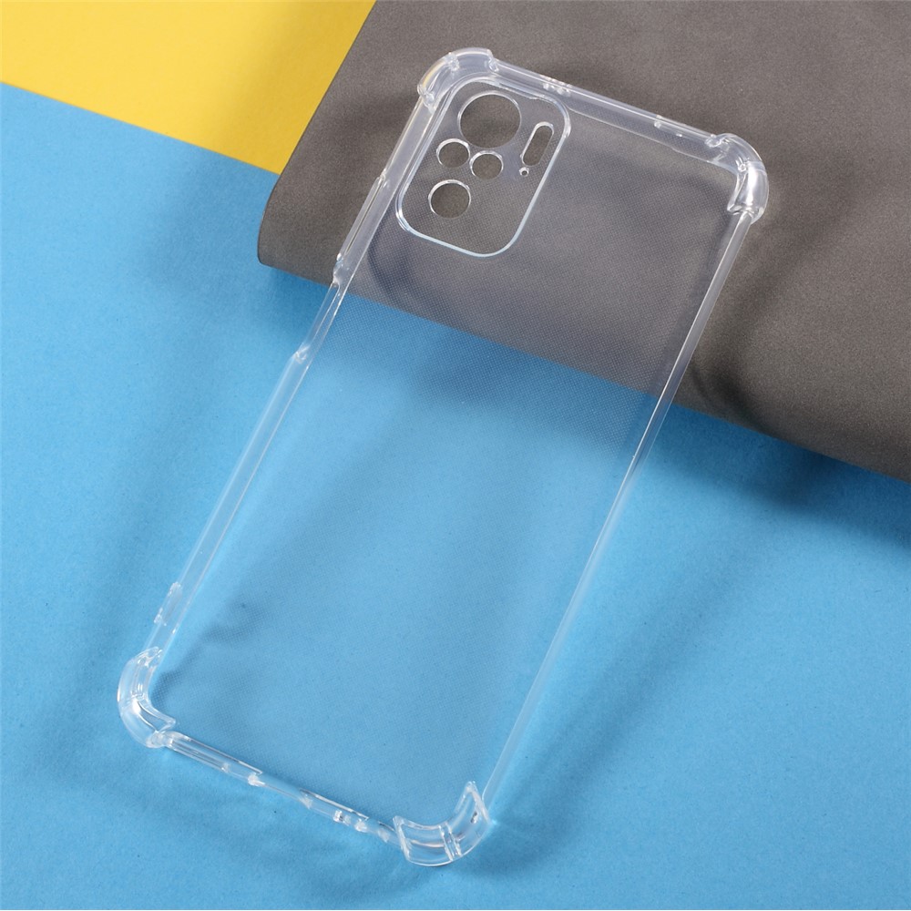 Four Corner Shockproof Precise Cut-out 1.5mm Thickend TPU Phone Case Cover for Xiaomi Redmi Note 10 4G/Note 10S-2