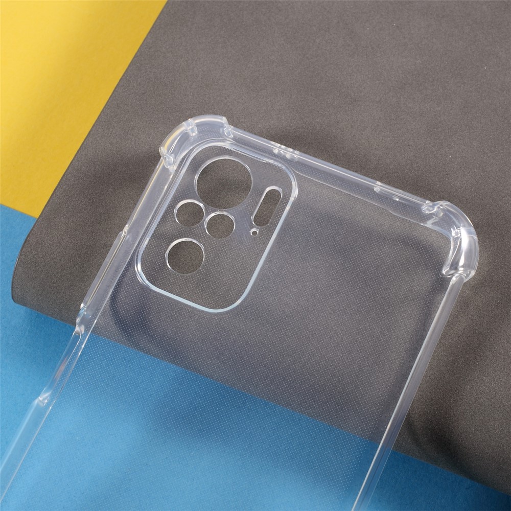 Four Corner Shockproof Precise Cut-out 1.5mm Thickend TPU Phone Case Cover for Xiaomi Redmi Note 10 4G/Note 10S-3