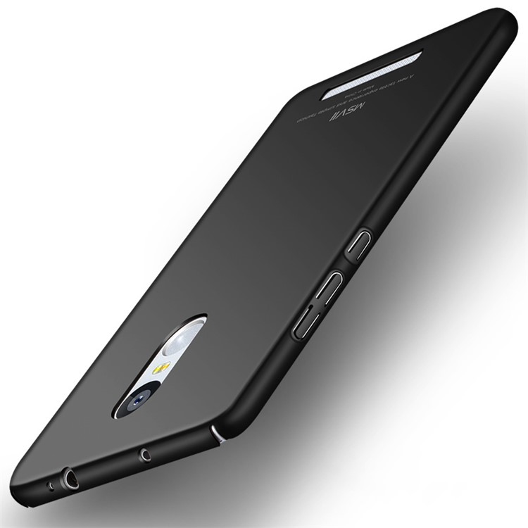 MSVII Ultra-thin Protective Hard Plastic Phone Case for Xiaomi Redmi Note 3 - Black-2