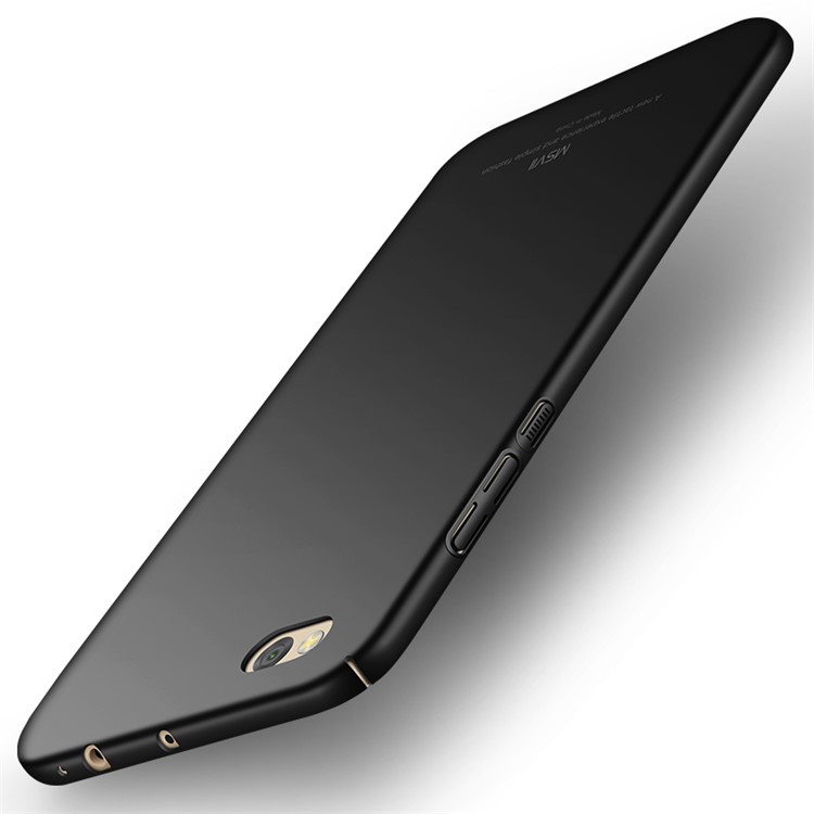 MSVII Ultra-thin Anti-shock Hard Plastic Phone Case for Xiaomi Mi 5c - Black-2