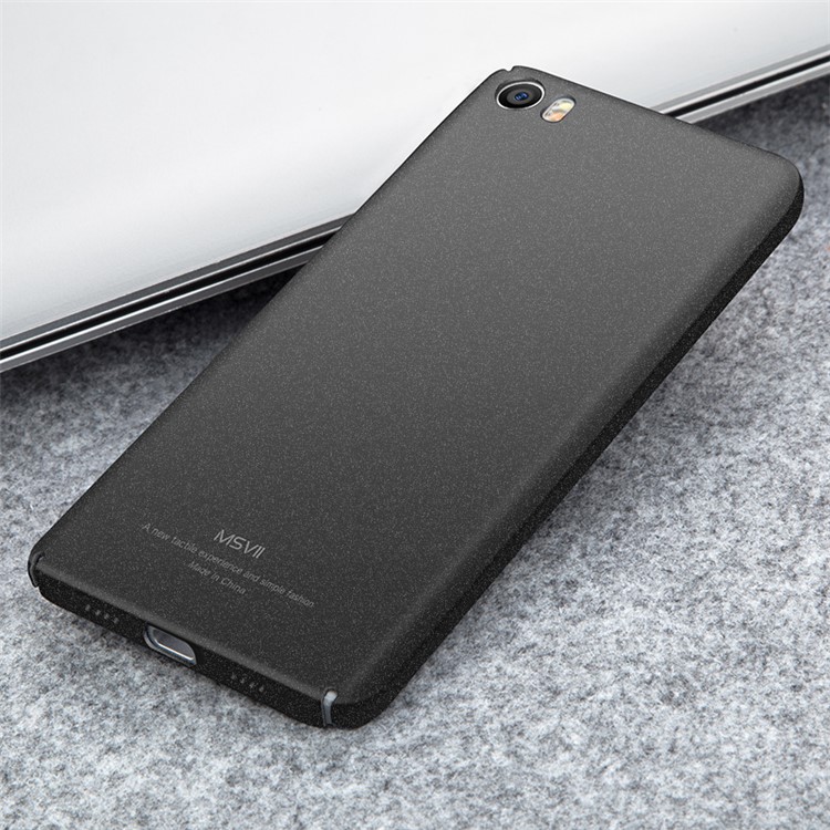 MSVII Ultra-thin Matte Plastic Phone Case for Xiaomi Mi 5 - Black-3