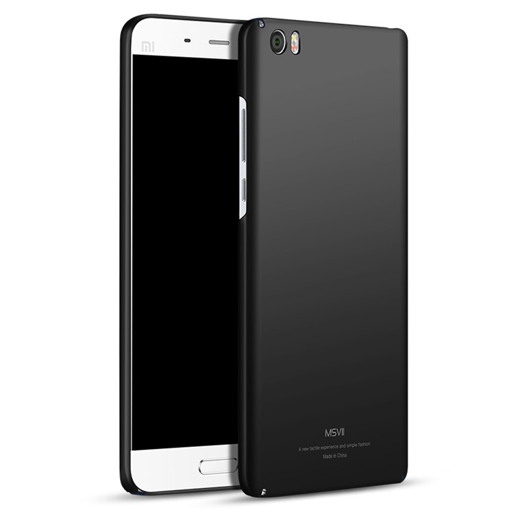 MSVII Ultra-thin Anti-shock Hard Plastic Phone Case for Xiaomi Mi 5 - Black-1