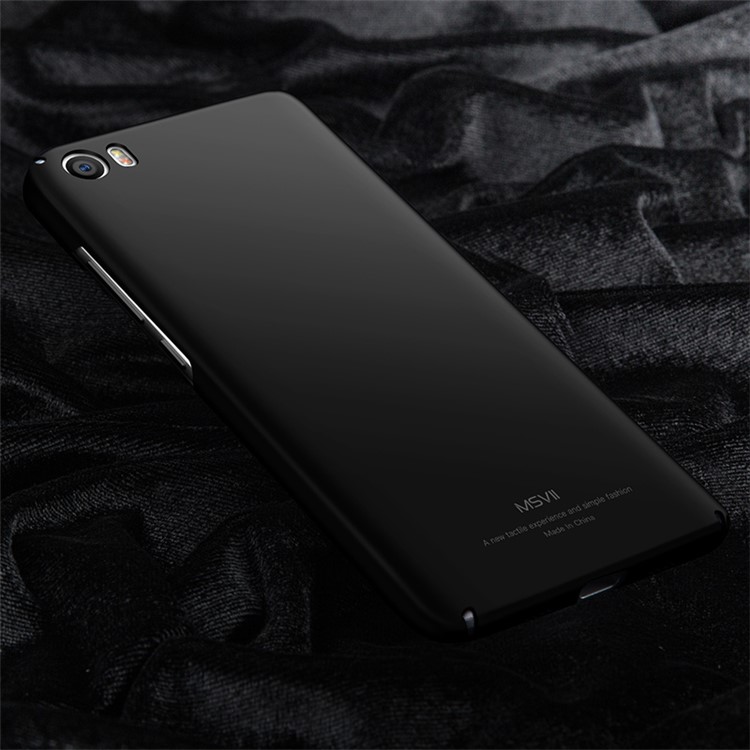 MSVII Ultra-thin Anti-shock Hard Plastic Phone Case for Xiaomi Mi 5 - Black-3