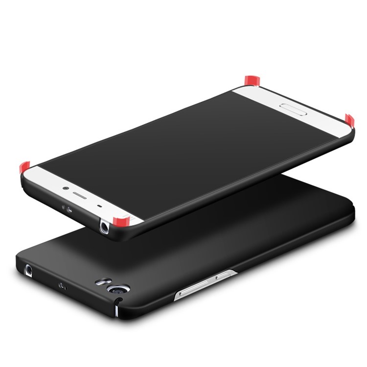 MSVII Ultra-thin Anti-shock Hard Plastic Phone Case for Xiaomi Mi 5 - Black-7