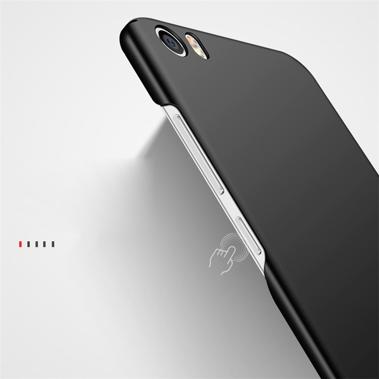 MSVII Ultra-thin Anti-shock Hard Plastic Phone Case for Xiaomi Mi 5 - Black-8