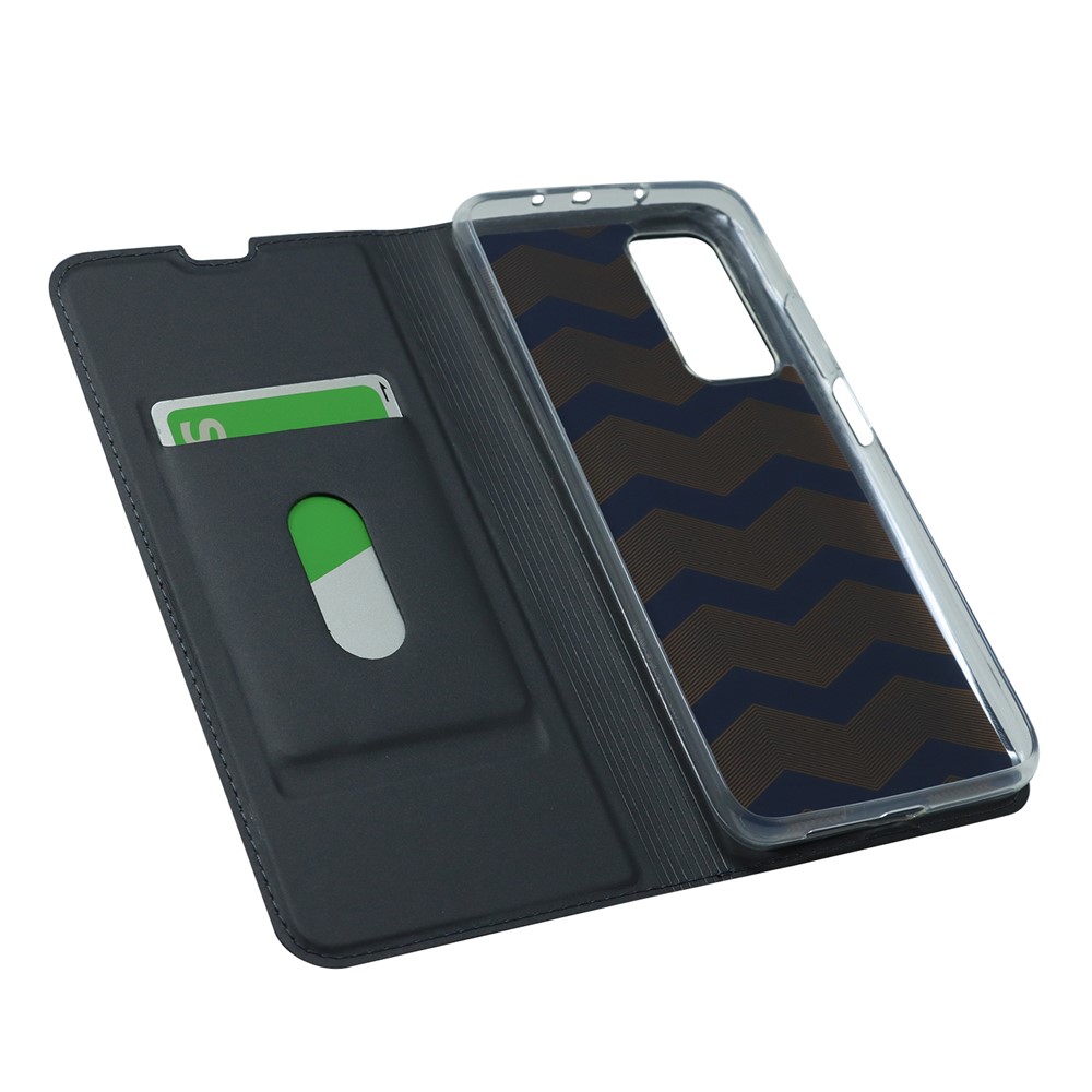 Magnetic Closure PU Leather Cell Phone Case with Stand and Card Holder for Xiaomi Mi 10T 5G/10T Pro 5G/Redmi K30S - Black-6