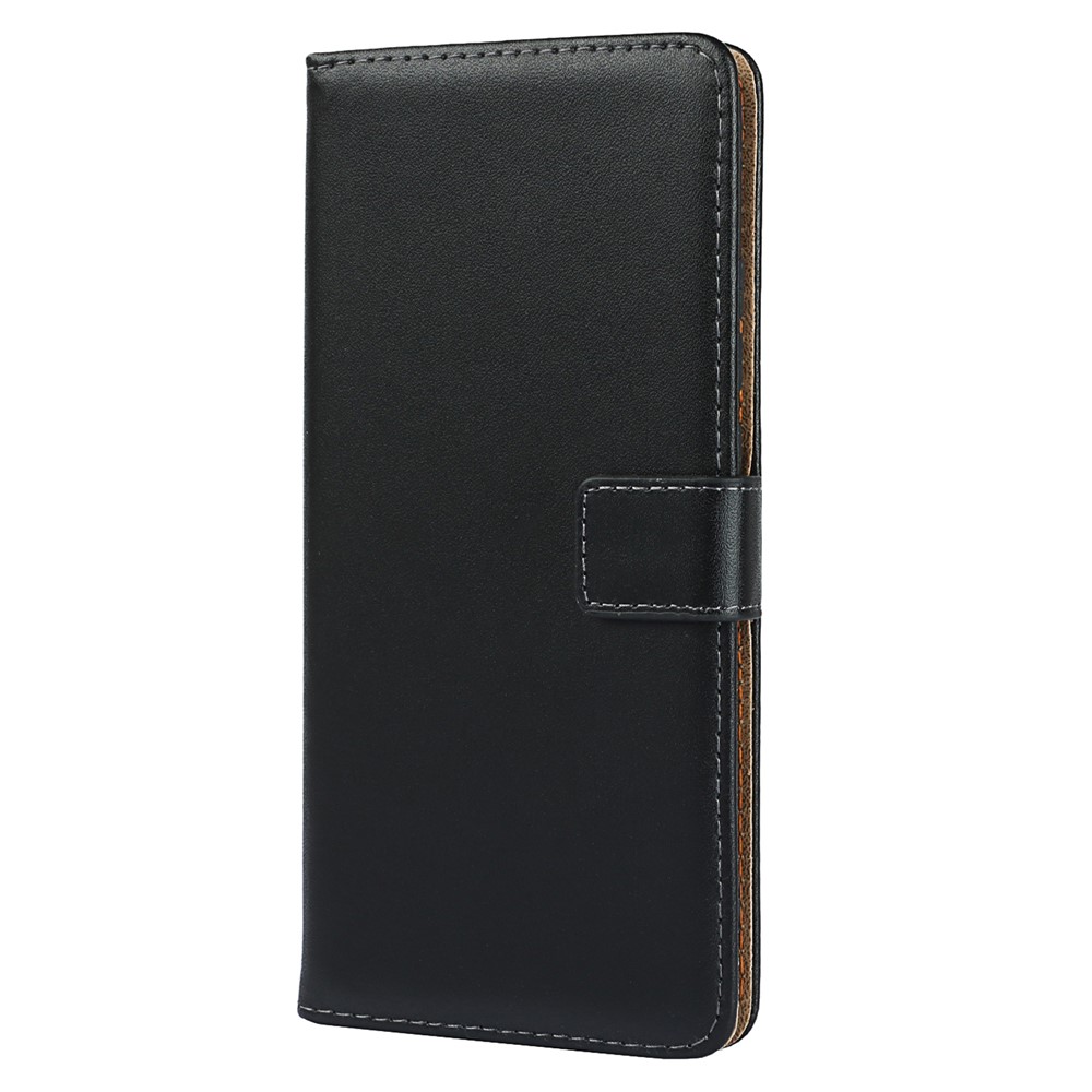 Split Leather Phone Case Wallet Stand Design Protective Cover Shell for Xiaomi Redmi 9A-2