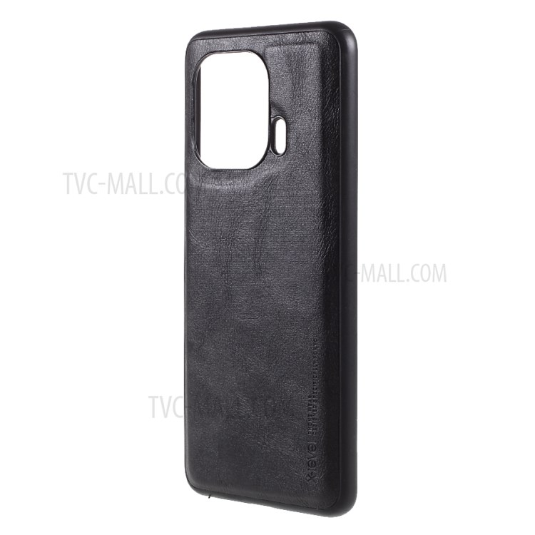X-LEVEL TPU Phone Shell Coated with Vintage Style PU Leather for Xiaomi Mi 11 Pro - Black-2