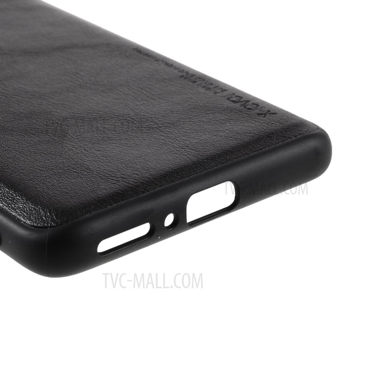 X-LEVEL TPU Phone Shell Coated with Vintage Style PU Leather for Xiaomi Mi 11 Pro - Black-5