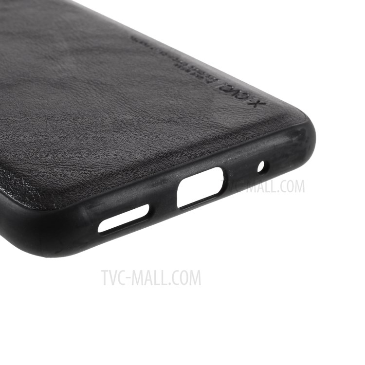 X-LEVEL For Xiaomi Redmi Note 10 5G Vintage Style PU Leather Coated TPU Phone Shell - Black-5