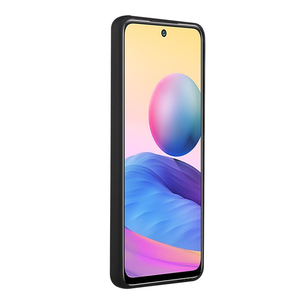 Soft TPU Phone Case Cover with Card Slot for Xiaomi Redmi Note 10 4G/Redmi Note 10S - Black-4