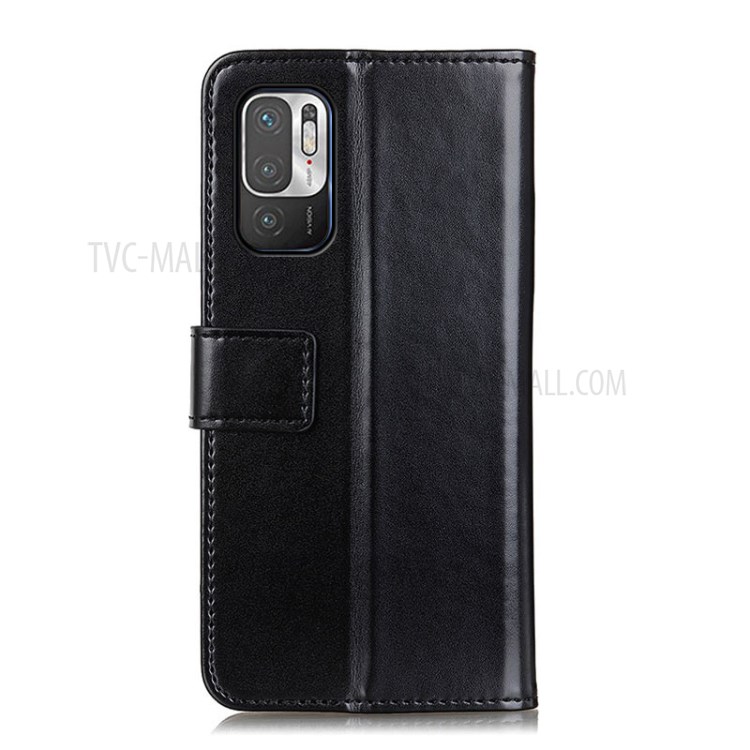 PU Leather Full Coverage with Wallet & Stand Design Mobile Case for Xiaomi Poco M3 Pro 4G/Poco M3 Pro 5G/Redmi Note 10 5G - Black-3