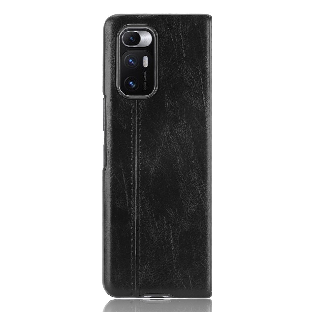Stitching Line Design PU Leather Coated PC+TPU Phone Case for Xiaomi Mi Mix Fold - Black-2
