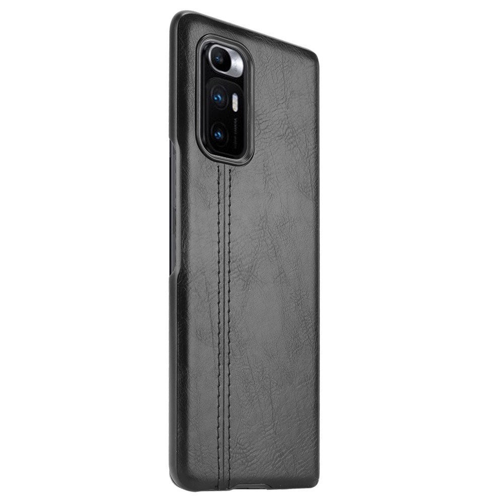 Stitching Line Design PU Leather Coated PC+TPU Phone Case for Xiaomi Mi Mix Fold - Black-3