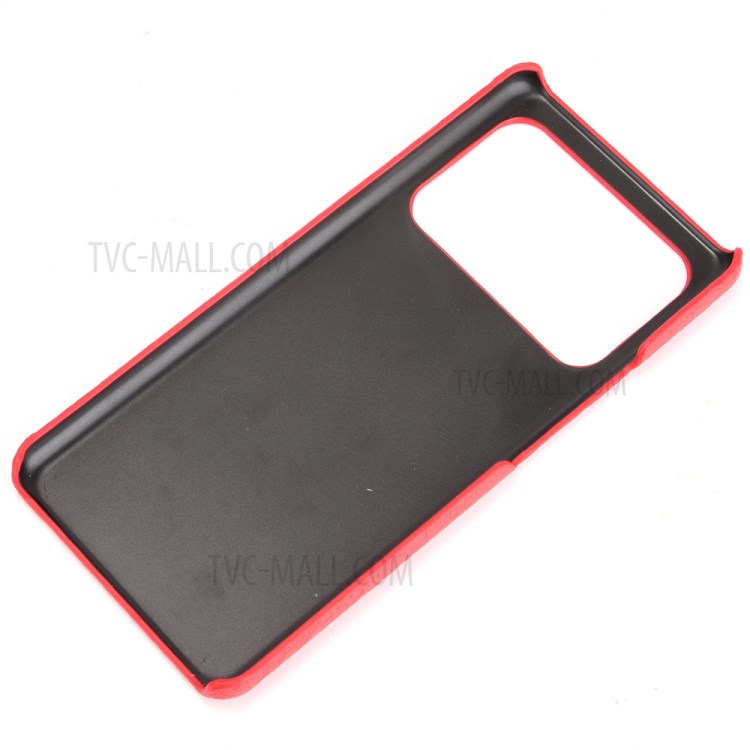 Crocodile Texture Leather Coated Hard PC Phone Cover Case for Xiaomi Mi 11 Ultra - Black-6
