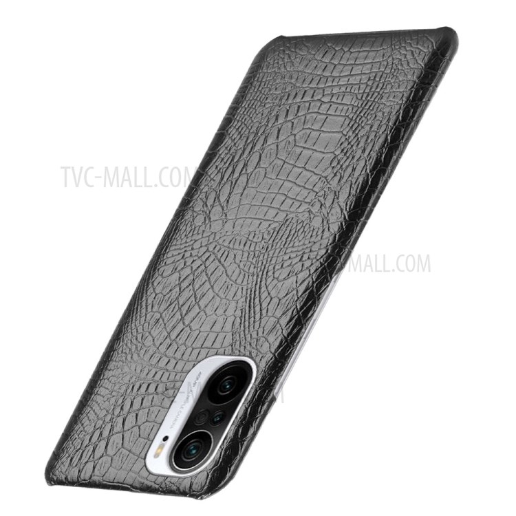 Crocodile Texture Leather Coated Hard PC Phone Cover Case for Xiaomi Mi 11X / 11X Pro / Mi 11i / Poco F3 / Redmi K40 / K40 Pro - Black-3