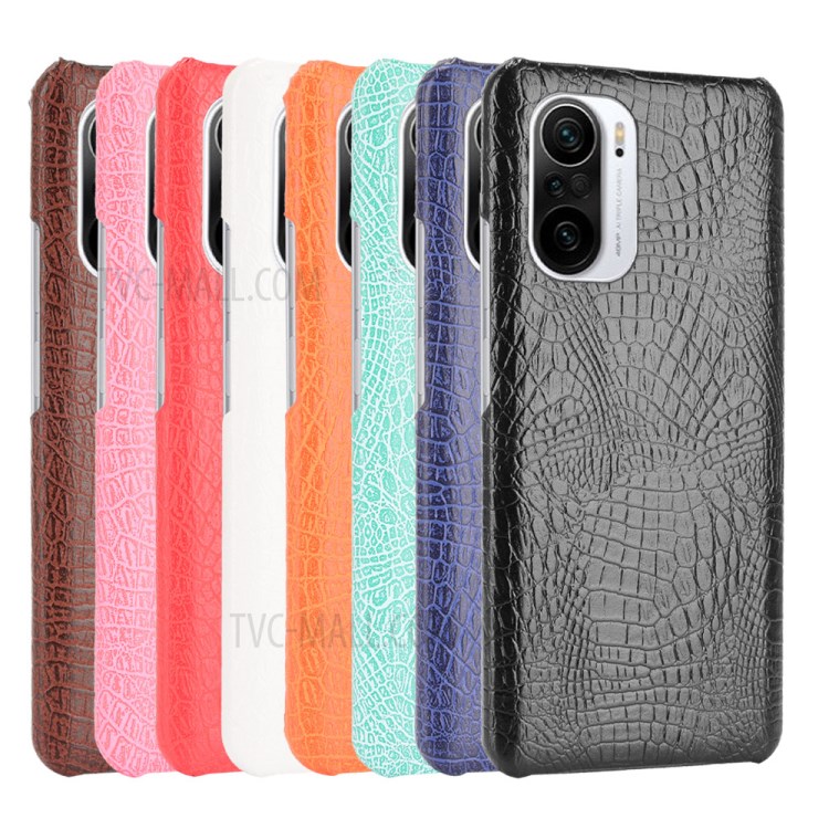 Crocodile Texture Leather Coated Hard PC Phone Cover Case for Xiaomi Mi 11X / 11X Pro / Mi 11i / Poco F3 / Redmi K40 / K40 Pro - Black-7