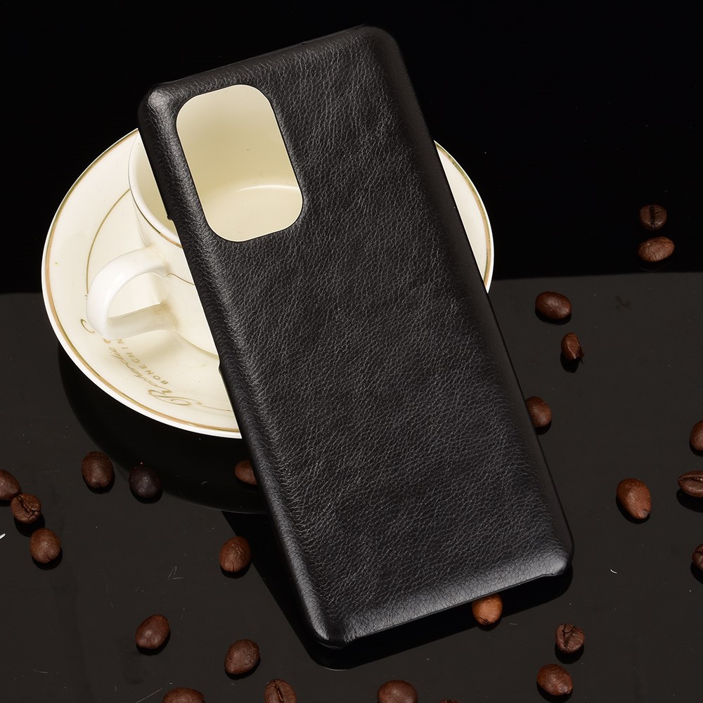 Hard PC Coated with Litchi Texture Leather Phone Case for Xiaomi Mi 11X / 11X Pro / Mi 11i / Poco F3 / Redmi K40 / K40 Pro - Black-2