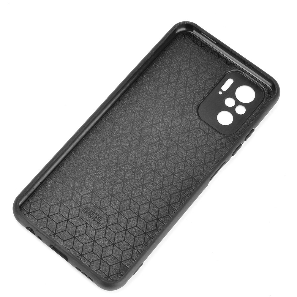 PU Leather Coated PC + TPU Mobile Phone Case for Xiaomi Redmi Note 10 4G / Redmi Note 10S - Blue-4