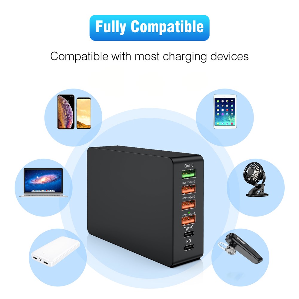 Achetez Multiport USB QC3.0 Charger TypeC PD20W Tablette Bluetooth