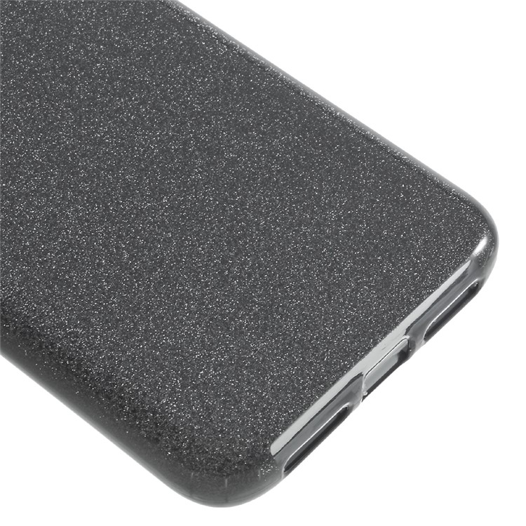 Pure Color PC + TPU + Glitter Paper Case for Xiaomi Redmi 4X - Grey-5